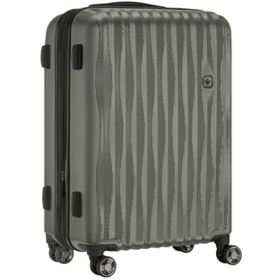 WENGER Energie M Hartschalenkoffer mit 4 Rollen, Trolley, M, 65 (75) l, Sicherheitsschloss, Damen Herren, Reisen Urlaub WENGER Energie M Hartschalenkoffer mit 4 Rollen, Trolley, M, 65 (75) l, Sicherheitsschloss, Damen Herren, Reisen Urlaub