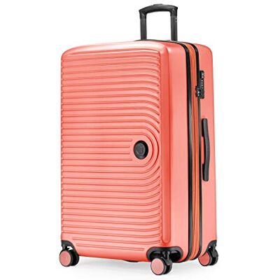 Hauptstadtkoffer Mitte Großer Hartschalenkoffer, TSA, 4 Rollen, Check-In Gepäck mit 8 cm Volumenerweiterung, 77cm, 130 Liter, Korall Hauptstadtkoffer Mitte Großer Hartschalenkoffer, TSA, 4 Rollen, Check-In Gepäck mit 8 cm Volumenerweiterung, 77cm, 130 Liter, Korall