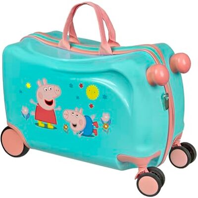 Undercover Peppa Pig Ride-on Trolley Kindergepäck zum Draufsitzen Belastbar bis 50 kg mit praktischen Tragegriffen Stabiler Reisekoffer Undercover Peppa Pig Ride-on Trolley Kindergepäck zum Draufsitzen Belastbar bis 50 kg mit praktischen Tragegriffen Stabiler Reisekoffer