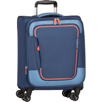 American Tourister Pulsonic Spinner S, Erweiterbar Handgepäck, 55 cm, 40.5/43.5 L, Blau (Combat Navy) American Tourister Pulsonic Spinner S, Erweiterbar Handgepäck, 55 cm, 40.5/43.5 L, Blau (Combat Navy)