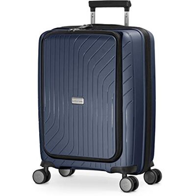 Hauptstadtkoffer - TXL leichtes Handgepäck mit Laptoptasche, Hartschalentrolley aus robustem Polypropylen, Business Trolley 55 cm, 40 L,TSA-Schloss, Dunkelblau Hauptstadtkoffer - TXL leichtes Handgepäck mit Laptoptasche, Hartschalentrolley aus robustem Polypropylen, Business Trolley 55 cm, 40 L,TSA-Schloss, Dunkelblau