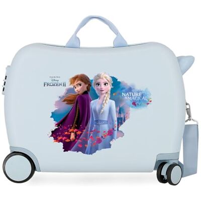 Disney Frozen Die Eiskönigin Nature is Magical Kinder-Koffer Blau 50x39x20 cms Hartschalen ABS Kombinationsschloss 34L 2,1Kgs 4 Räder Handgepäck Disney Frozen Die Eiskönigin Nature is Magical Kinder-Koffer Blau 50x39x20 cms Hartschalen ABS Kombinationsschloss 34L 2,1Kgs 4 Räder Handgepäck