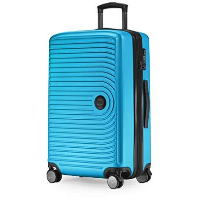 Hauptstadtkoffer Mitte Mittelgroßer Hartschalenkoffer, TSA, 4 Rollen, Check-In Gepäck mit 8 cm Volumenerweiterung, 68 cm, 88 L, Cyanblau Hauptstadtkoffer Mitte Mittelgroßer Hartschalenkoffer, TSA, 4 Rollen, Check-In Gepäck mit 8 cm Volumenerweiterung, 68 cm, 88 L, Cyanblau