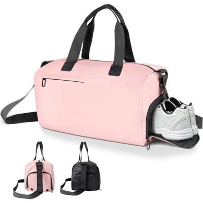 Romon Sporttasche Reisetasche, Sporttaschen Sportbeutel Schwimmtasche Trainingstasche mit Schuhfach Nassfach für Sport, Fitness, Reisen, Badetasche, Gym Bags Travel Bag für Damen Herren, Rosa Romon Sporttasche Reisetasche, Sporttaschen Sportbeutel Schwimmtasche Trainingstasche mit Schuhfach Nassfach für Sport, Fitness, Reisen, Badetasche, Gym Bags Travel Bag für Damen Herren, Rosa