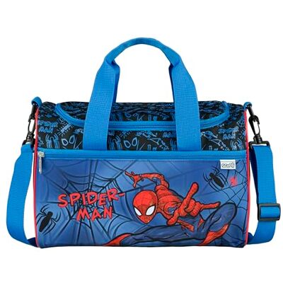 Scooli Marvel Spider Man Sporttasche für Kinder 23 x 35 x 16 cm geräumiges Hauptfach Verstellbarer Schultergurt Zubehör für die Schule Umhängetasche Scooli Marvel Spider Man Sporttasche für Kinder 23 x 35 x 16 cm geräumiges Hauptfach Verstellbarer Schultergurt Zubehör für die Schule Umhängetasche