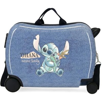 Disney Stich Dance it Out Kinderkoffer, blau, 50 x 38 x 20 cm, starr, ABS, seitlicher Kombinationsverschluss, 34 l, 1,8 kg, 2 Räder, Gepäck, Hand, blau, Talla única, Kinderkoffer Disney Stich Dance it Out Kinderkoffer, blau, 50 x 38 x 20 cm, starr, ABS, seitlicher Kombinationsverschluss, 34 l, 1,8 kg, 2 Räder, Gepäck, Hand, blau, Talla única, Kinderkoffer