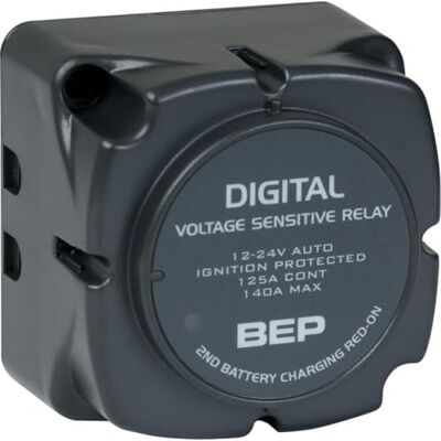 BEP Marine 710-140 A Digital Spannung Sensing Relay, ND, Grau, Einheitsgröße BEP Marine 710-140 A Digital Spannung Sensing Relay, ND, Grau, Einheitsgröße