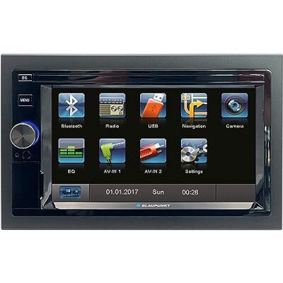 Blaupunkt Santa Cruz 370 DAB, 2-DIN Car-Multimedia, 6,2 Zoll Touchscreen, Navigation vorbereitet (Software separat erhältlich), Bluetooth, Freisprecheinrichtung, 2x USB, SD-Kartenleser, 180 Watt Blaupunkt Santa Cruz 370 DAB, 2-DIN Car-Multimedia, 6,2 Zoll Touchscreen, Navigation vorbereitet (Software separat erhältlich), Bluetooth, Freisprecheinrichtung, 2x USB, SD-Kartenleser, 180 Watt