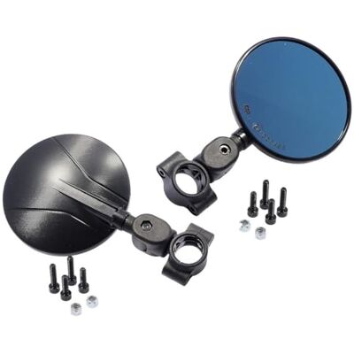 FAR Spiegel Paar Flexi schwarz E-geprüft verstellbar für 22-24 mm Enduro Lenker FAR Spiegel Paar Flexi schwarz E-geprüft verstellbar für 22-24 mm Enduro Lenker