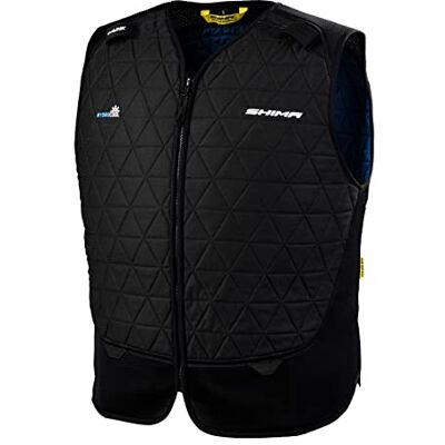 SHIMA HYDROCOOL Vest Ultraleichte Kühlende Motorradweste aus HyperKwel Polymer. Bis zu 8 Stunden Kühleffekt Kompatibel mit -Jacken (Schwarz, XS) SHIMA HYDROCOOL Vest Ultraleichte Kühlende Motorradweste aus HyperKwel Polymer. Bis zu 8 Stunden Kühleffekt Kompatibel mit -Jacken (Schwarz, XS)