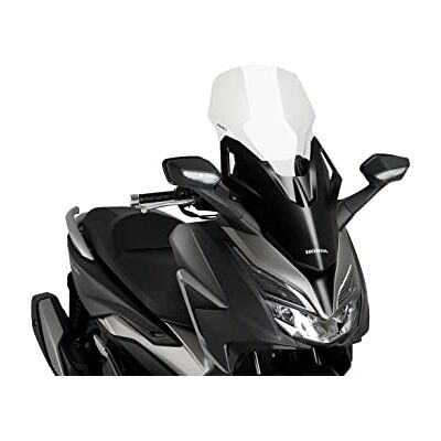 Puig 20679W V-Tech Line Touring-Scheibe aus 4 mm Acryl mit kantigem aerodynamischem Design für maximalen Schutz und reduzierte Turbulenzen, Transparent Puig 20679W V-Tech Line Touring-Scheibe aus 4 mm Acryl mit kantigem aerodynamischem Design für maximalen Schutz und reduzierte Turbulenzen, Transparent