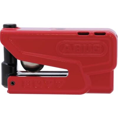 ABUS Bremsscheibenschloss Granit Detecto XPlus 8077 2.0 Motorradschloss mit Alarm und intelligentem Voralarm aus gehärtetem Stahl für den Schutz hochwertiger Motorräder Rot ABUS Bremsscheibenschloss Granit Detecto XPlus 8077 2.0 Motorradschloss mit Alarm und intelligentem Voralarm aus gehärtetem Stahl für den Schutz hochwertiger Motorräder Rot
