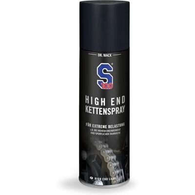 Dr. Wack S100 HIGH END Kettenspray 300 ml Kettenschmierstoff für hohe Belastungen Effektiver Schutz vor Verschleiß für alle Motorradketten geeignet Hochwertige Motorradpflege Dr. Wack S100 HIGH END Kettenspray 300 ml Kettenschmierstoff für hohe Belastungen Effektiver Schutz vor Verschleiß für alle Motorradketten geeignet Hochwertige Motorradpflege