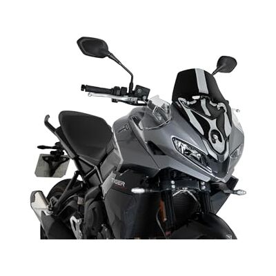 Puig 22522N Sport-Scheibe kompakt und aerodynamisch aus hochschlagfestem Acryl mit abgerundetem Profil und sportlichem Design zur Verbesserung von Schutz und Sichtbarkeit, Schwarz Puig 22522N Sport-Scheibe kompakt und aerodynamisch aus hochschlagfestem Acryl mit abgerundetem Profil und sportlichem Design zur Verbesserung von Schutz und Sichtbarkeit, Schwarz