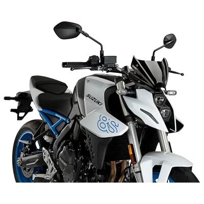 Puig 21649N Naked New Generation Sport sportlich und aerodynamisch aus 3 mm Acryl mit erhöhter Bauform, die den Schutz verbessert und eine breite Sicht beibehält, Schwarz Puig 21649N Naked New Generation Sport sportlich und aerodynamisch aus 3 mm Acryl mit erhöhter Bauform, die den Schutz verbessert und eine breite Sicht beibehält, Schwarz