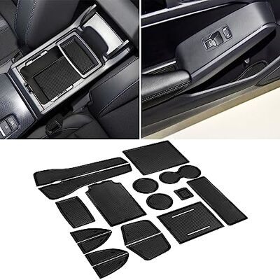 SENSHINE Für Honda Civic Zubehör 2022 2023 Rutschfester Anti-Staub-Becherhalter-Einsatz Mittelkonsole Schalthebelauskleidung Verkleidung Tür Paket Matten Premium Custom Interior 17-teiliges Set SENSHINE Für Honda Civic Zubehör 2022 2023 Rutschfester Anti-Staub-Becherhalter-Einsatz Mittelkonsole Schalthebelauskleidung Verkleidung Tür Paket Matten Premium Custom Interior 17-teiliges Set