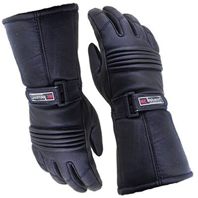Bikers Gear Australia Herren Thermo-Handschuhe Leder Wasserdicht Innenfutter Für Motorrad & Winter Thinsulate L Bikers Gear Australia Herren Thermo-Handschuhe Leder Wasserdicht Innenfutter Für Motorrad & Winter Thinsulate L