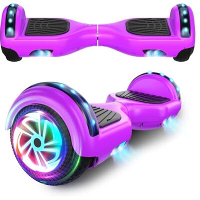 SISIGAD Hoverboard for Kids Age 6-12, with Built-in Bluetooth Speaker and 6.5" Colorful Lights Wheels, Safety Certified Self Balancing Scooter Gift for Kids SISIGAD Hoverboard for Kids Age 6-12, with Built-in Bluetooth Speaker and 6.5" Colorful Lights Wheels, Safety Certified Self Balancing Scooter Gift for Kids