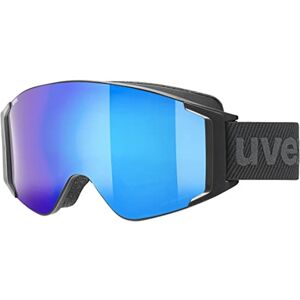 Uvex g.gl 3000 TO Skibrille für Damen und Herren mit Wechselscheibe vergrößertes, beschlagfreies Sichtfeld black matt/blue-lasergold lite one size Uvex g.gl 3000 TO Skibrille für Damen und Herren mit Wechselscheibe vergrößertes, beschlagfreies Sichtfeld black matt/blue-lasergold lite one size
