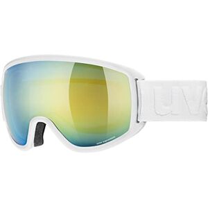 Uvex topic FM sphere Skibrille für Damen und Herren verzerrungs- & beschlagfrei white matt/orange-blue one size Uvex topic FM sphere Skibrille für Damen und Herren verzerrungs- & beschlagfrei white matt/orange-blue one size