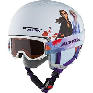 ALPINA ZUPO Disney Set Hochwertiges, Sicheres & Exklusives Disney Set aus Skibrille & Skihelm für Kinder, Frozen II, 51-55 cm ALPINA ZUPO Disney Set Hochwertiges, Sicheres & Exklusives Disney Set aus Skibrille & Skihelm für Kinder, Frozen II, 51-55 cm