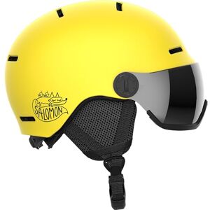 Salomon Orka Visor Kinder Helm Ski Snowboarden, Integrierter Komfort, einfach anzupassende Passform und leicht, Gelb, KM 5356 Salomon Orka Visor Kinder Helm Ski Snowboarden, Integrierter Komfort, einfach anzupassende Passform und leicht, Gelb, KM 5356