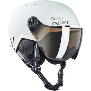 Black Crevice Skihelm Chamonix mit Visier, matt weiß Carbon/schwarz, S (51-54 cm)… Black Crevice Skihelm Chamonix mit Visier, matt weiß Carbon/schwarz, S (51-54 cm)…