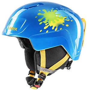 Uvex heyya Leichter Skihelm für Kinder individuelle Größenanpassung optimierte Belüftung Blue Splash 51-55 cm Uvex heyya Leichter Skihelm für Kinder individuelle Größenanpassung optimierte Belüftung Blue Splash 51-55 cm