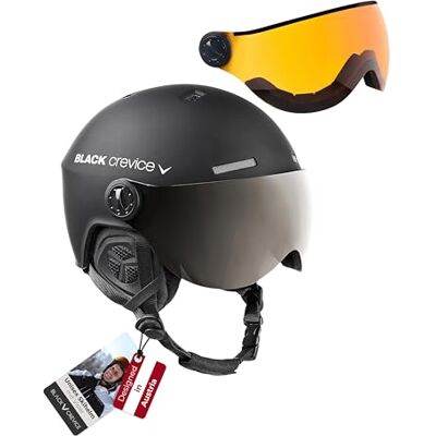 Crevice Schwarze Skihjelm - ski helmet Crevice Schwarze Skihjelm - ski helmet