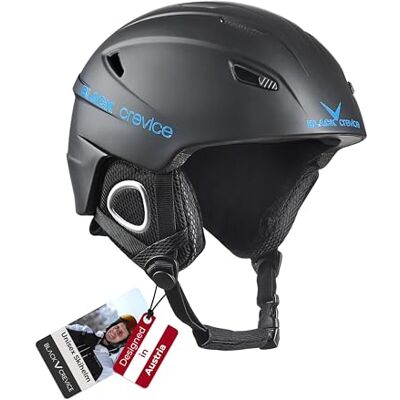Black Crevice M Sk helmet - Belüftet, Verstellbar, Leicht Black Crevice M Sk helmet - Belüftet, Verstellbar, Leicht
