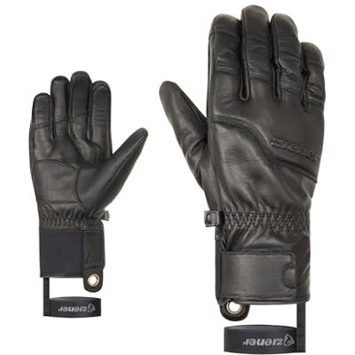 Ziener Herren GISMON-Z Ski-Handschuhe/Wintersport Primaloft, Leder, Touch, Black, 9,5 Ziener Herren GISMON-Z Ski-Handschuhe/Wintersport Primaloft, Leder, Touch, Black, 9,5