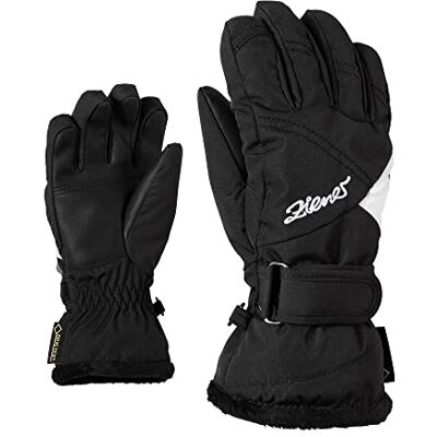 Ziener Mädchen LARA GTX GIRLS glove junior Ski-handschuhe / Wintersport wasserdicht atmungsaktiv, black, 6,5 Ziener Mädchen LARA GTX GIRLS glove junior Ski-handschuhe / Wintersport wasserdicht atmungsaktiv, black, 6,5