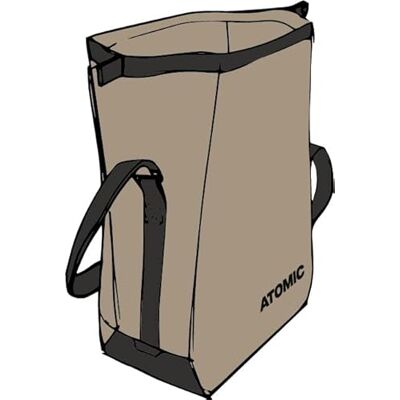 Atomic A Bag in Black I Skischuhtasche I Praktische Tasche für den Winter & Sommer I Skischuhaufbewahrung I Wintersporttasche mit anpassbaren Schultergurt & Rolltop I Herausnehmbare Skischuh-Platte Atomic A Bag in Black I Skischuhtasche I Praktische Tasche für den Winter & Sommer I Skischuhaufbewahrung I Wintersporttasche mit anpassbaren Schultergurt & Rolltop I Herausnehmbare Skischuh-Platte