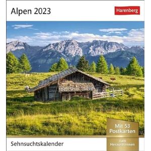 Harenberg Alpen Sehnsuchtskalender 2023. 53 Postkarten in einem Fotokalender für Bergfreunde. Beeindruckende Panoramen in einem kleinen Kalender zum Aufstellen.: Wochenkalender mit 53 Postkarten Harenberg Alpen Sehnsuchtskalender 2023. 53 Postkarten in einem Fotokalender für Bergfreunde. Beeindruckende Panoramen in einem kleinen Kalender zum Aufstellen.: Wochenkalender mit 53 Postkarten