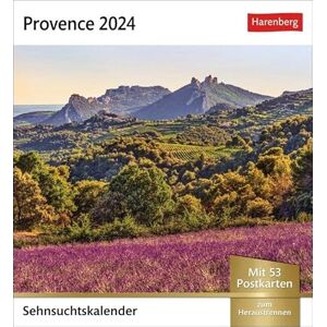 Harenberg Provence Sehnsuchtskalender 2024. Foto-Kalender zum Aufstellen, mit 53 Postkarten zum Sammeln und verschicken. Dekorativer Tischkalender 2024. Auch ... Postkarten (Sehnsuchtskalender von ) Harenberg Provence Sehnsuchtskalender 2024. Foto-Kalender zum Aufstellen, mit 53 Postkarten zum Sammeln und verschicken. Dekorativer Tischkalender 2024. Auch ... Postkarten (Sehnsuchtskalender von )