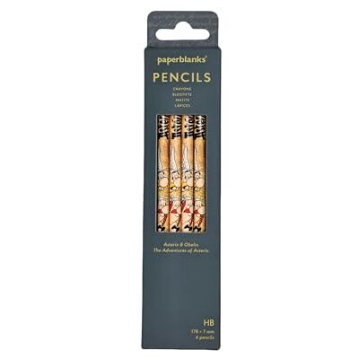 Paperblanks Asterix & Obelix (The Adventures of Asterix) Pencil (4 Pack) Paperblanks Asterix & Obelix (The Adventures of Asterix) Pencil (4 Pack)