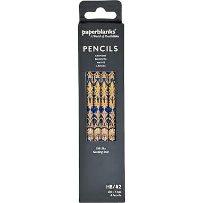 Paperblanks Silk Sky (Guiding Star) Pencil (4 Pack) Paperblanks Silk Sky (Guiding Star) Pencil (4 Pack)