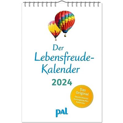 PAL Verlagsgesellschaft mbH Der Lebensfreude-Kalender 2024: Der Original-Wandkalender, der meistgekaufte Kalender Deutschlands, 40 Blatt mit Spiralbindung. Mit motivierenden Sprüchen, Landschaftsbildern und Fotos PAL Verlagsgesellschaft mbH Der Lebensfreude-Kalender 2024: Der Original-Wandkalender, der meistgekaufte Kalender Deutschlands, 40 Blatt mit Spiralbindung. Mit motivierenden Sprüchen, Landschaftsbildern und Fotos