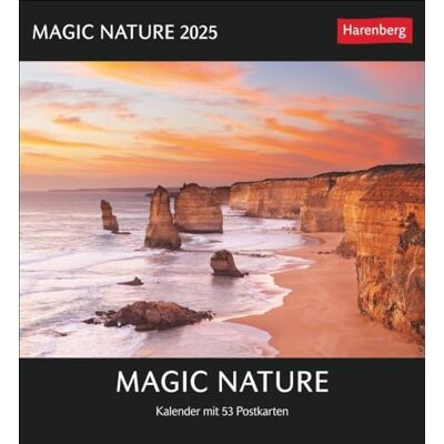 Harenberg Magic Nature Postkartenkalender Kalender 2025 Kalender mit 53 Postkarten: Tischkalender zum Aufstellen und Aufhängen mit 53 Postkarten: Landschafts- und Tierfotos zum Sammeln und Verschicken Harenberg Magic Nature Postkartenkalender Kalender 2025 Kalender mit 53 Postkarten: Tischkalender zum Aufstellen und Aufhängen mit 53 Postkarten: Landschafts- und Tierfotos zum Sammeln und Verschicken