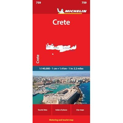 Michelin Crete Map ( Maps National, 759) Michelin Crete Map ( Maps National, 759)