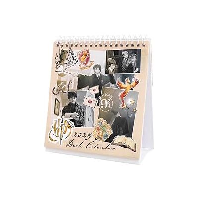 Pyramid – Harry Potter 2025 Tischkalender, 29,7x42cm, magischer Planer für Fans der Zauberwelt, Monatsübersicht, nachhaltig nur mit Papierumschlag Pyramid – Harry Potter 2025 Tischkalender, 29,7x42cm, magischer Planer für Fans der Zauberwelt, Monatsübersicht, nachhaltig nur mit Papierumschlag