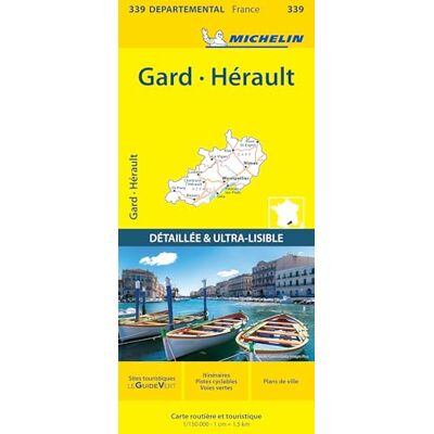 Michelin Gard, Herault Local Map 339: Map Michelin Gard, Herault Local Map 339: Map
