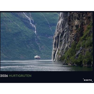 KUNTH Hurtigruten Wandkalender 2026: Hochwertiger, bildstarker Kalender mit Spiralbindung im Großformat ( Wandkalender Black Edition 60 x 45 cm) KUNTH Hurtigruten Wandkalender 2026: Hochwertiger, bildstarker Kalender mit Spiralbindung im Großformat ( Wandkalender Black Edition 60 x 45 cm)