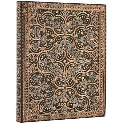 Paperblanks 2026 Restauration Königliche Bucheinbände 12-Monatskalender Flexi Ultra Tagesüberblick Elastikband-Verschluss 432 Pg 80 GSM Paperblanks 2026 Restauration Königliche Bucheinbände 12-Monatskalender Flexi Ultra Tagesüberblick Elastikband-Verschluss 432 Pg 80 GSM