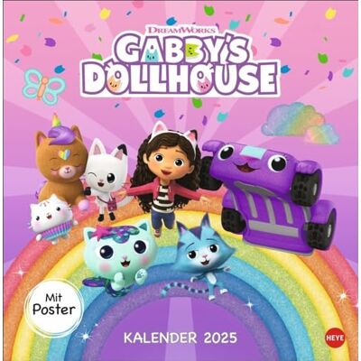 Heye Gabby’s Dollhouse Broschurkalender 2025: Der Kalender zur beliebten Netflix-Serie: Die Abenteuer von Gaby und ihren Gefährten in einem praktischen ... x 30 cm (Kino-Entertainment Kalender ) Heye Gabby’s Dollhouse Broschurkalender 2025: Der Kalender zur beliebten Netflix-Serie: Die Abenteuer von Gaby und ihren Gefährten in einem praktischen ... x 30 cm (Kino-Entertainment Kalender )