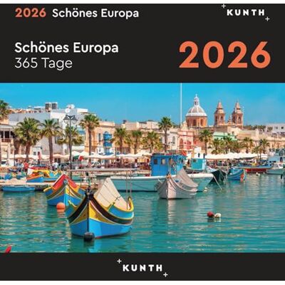 KUNTH Schönes Europa 365-Tage-Abreißkalender 2026: Tägliche Inspiration in Bild und Text. Kalender zum Aufhängen oder Aufstellen. ( Abreißkalender 365 Tage) KUNTH Schönes Europa 365-Tage-Abreißkalender 2026: Tägliche Inspiration in Bild und Text. Kalender zum Aufhängen oder Aufstellen. ( Abreißkalender 365 Tage)