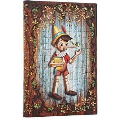 Paperblanks Carlo Collodi, Pinocchio Mini Lined R Journal, 176pg, 85gsm (Fairy Tale Collection) Paperblanks Carlo Collodi, Pinocchio Mini Lined R Journal, 176pg, 85gsm (Fairy Tale Collection)
