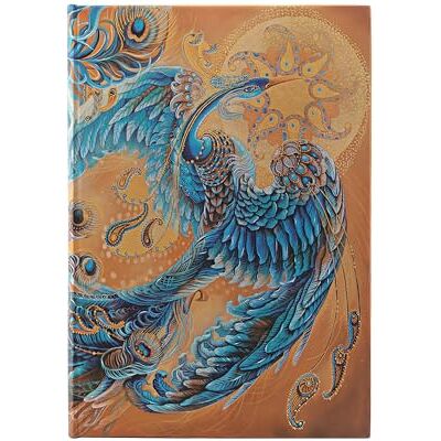 Paperblanks Notizbuch Himmelsvogel Midi Liniert: Hardcover mit Elastikbandverschluss (Bird of Happiness) Paperblanks Notizbuch Himmelsvogel Midi Liniert: Hardcover mit Elastikbandverschluss (Bird of Happiness)