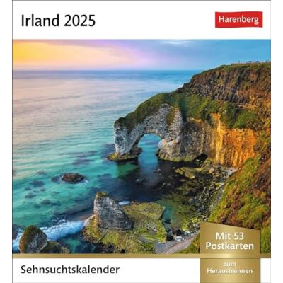 Harenberg Irland Sehnsuchtskalender 2025 Wochenkalender mit 53 Postkarten: Fernweh in einem Foto-Kalender zum Aufstellen. Die schönsten Landschaften Irlands ... zum Aufhängen (Sehnsuchtskalender ) Harenberg Irland Sehnsuchtskalender 2025 Wochenkalender mit 53 Postkarten: Fernweh in einem Foto-Kalender zum Aufstellen. Die schönsten Landschaften Irlands ... zum Aufhängen (Sehnsuchtskalender )