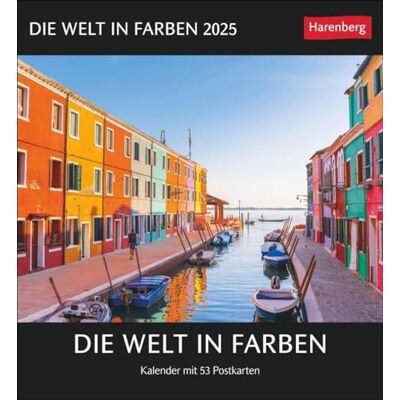 Harenberg Die Welt in Farben Postkartenkalender 2025 Kalender mit 53 Postkarten: Die schönsten Motive aus Landschaft, Architektur und Tierwelt. Farbenfroher ... in stimmungsvoll leuchtender Optik Harenberg Die Welt in Farben Postkartenkalender 2025 Kalender mit 53 Postkarten: Die schönsten Motive aus Landschaft, Architektur und Tierwelt. Farbenfroher ... in stimmungsvoll leuchtender Optik
